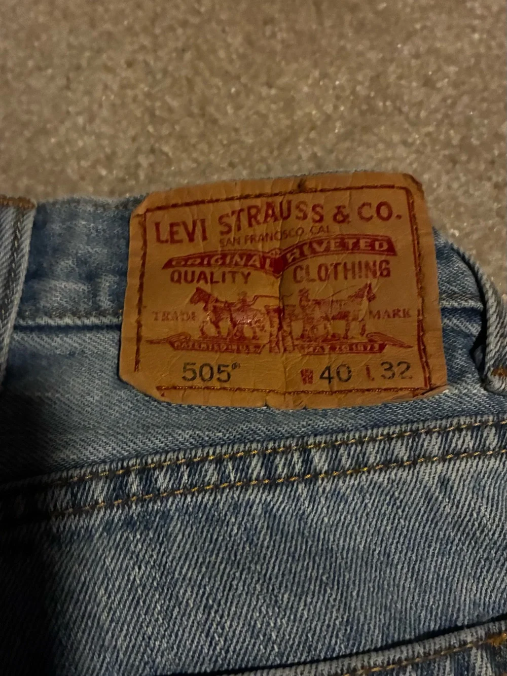 Levi's Men's Light Blue Denim Jeans